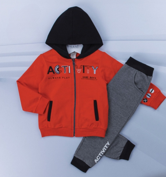 Tracksuit and hoodie for boy's sizes from 1Y to 4Y