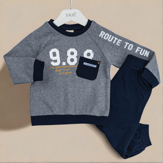 Boys 2 pc track suit sizes from 1Y to 4Y