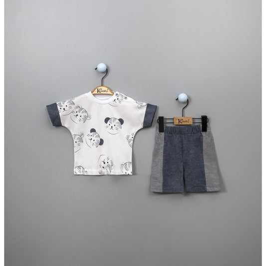 Baby Boys 2-Piece T-Shirt Set With Shorts 6-18M