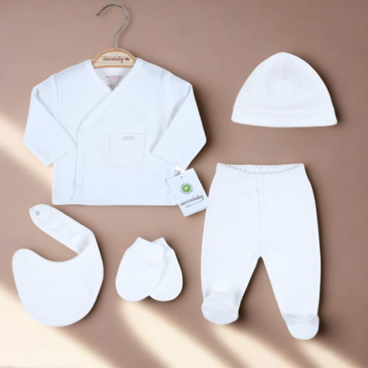 Baby 5-Piece Onesies Set 0-3M