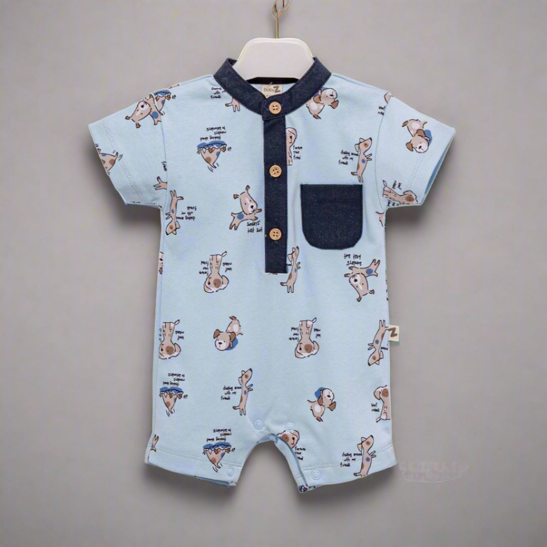 Baby Boys Rompers 3-12M , grey or blue