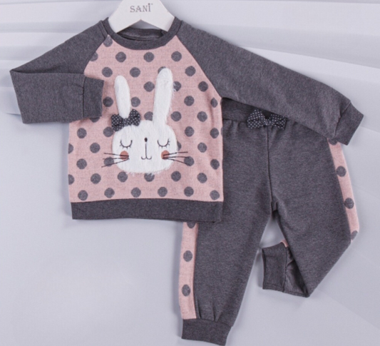 Tracksuit set for girl's up to 2 years of age