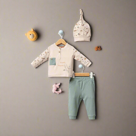 Baby Boy's 3 pc set sizes from 3M to 18M