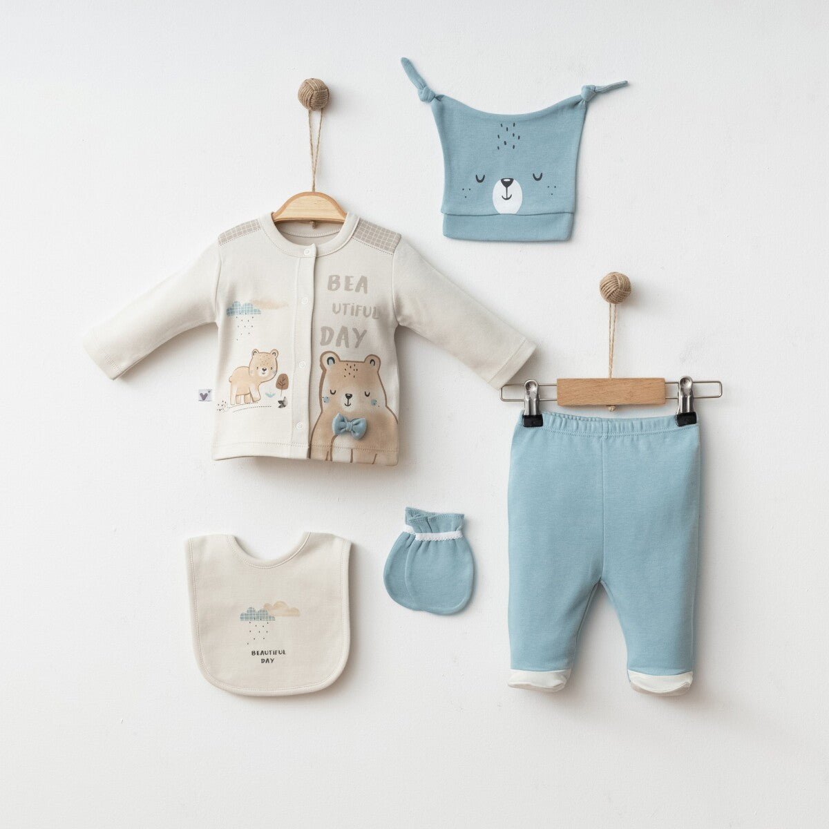 Baby boy 5pc set 0-3M