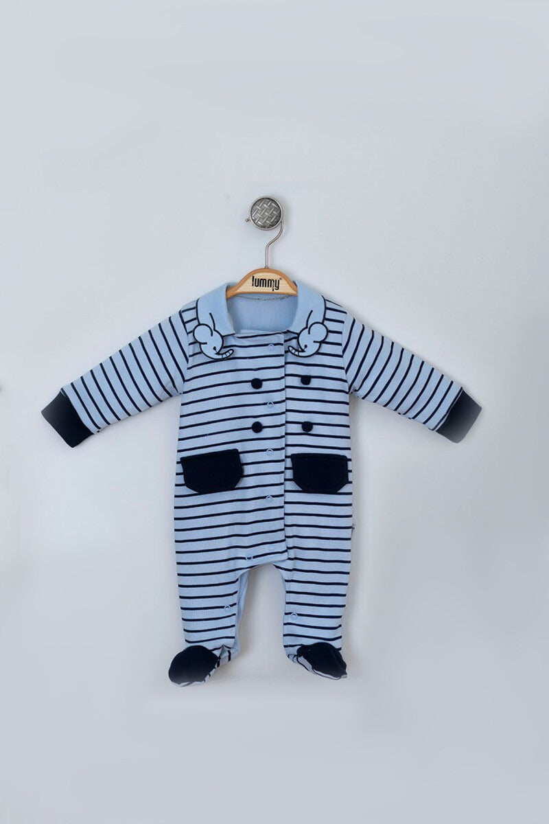 Baby boy bodysuit sizes from 3M to 9M