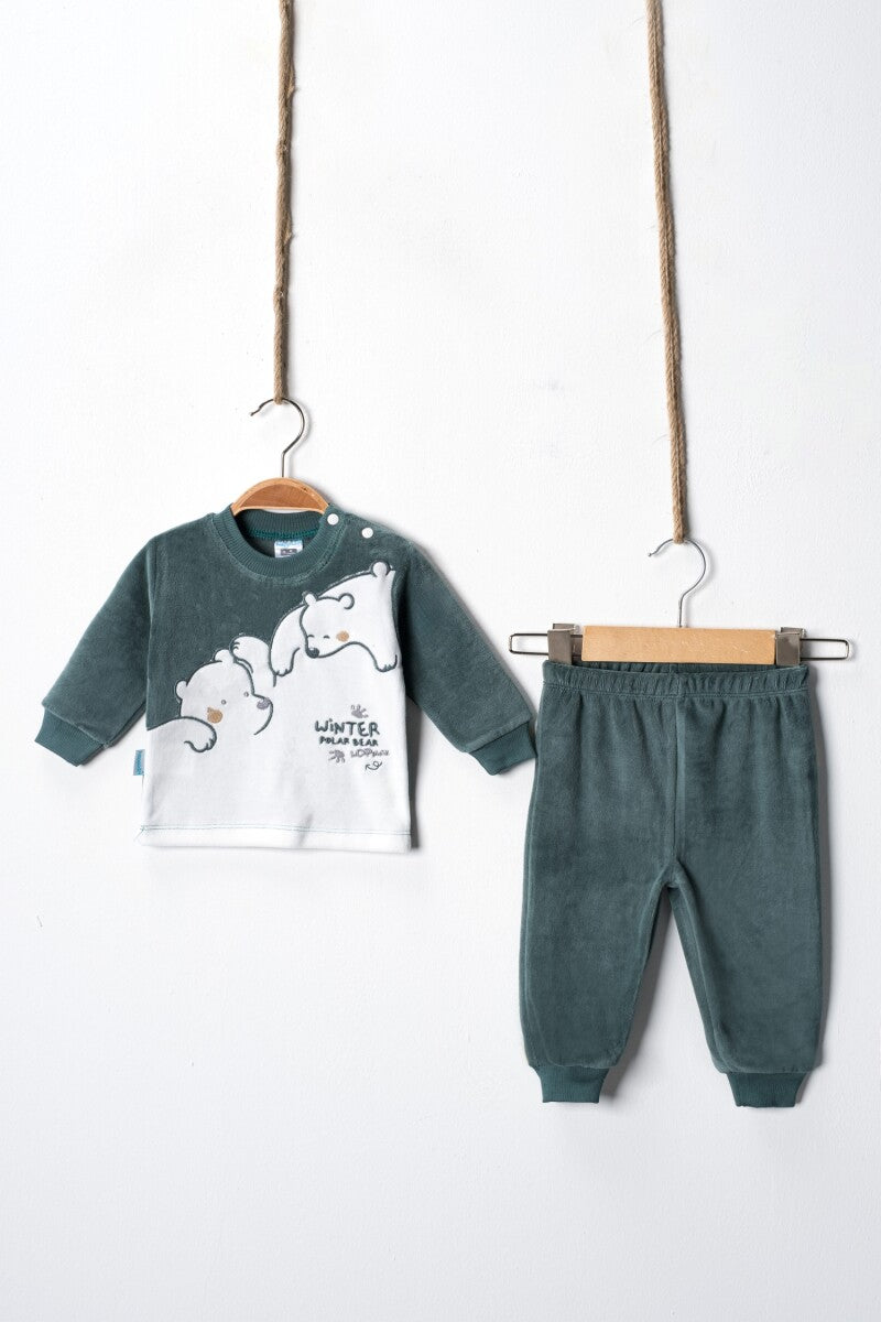 Boy's velvet track suit sizes from 3M to 9M