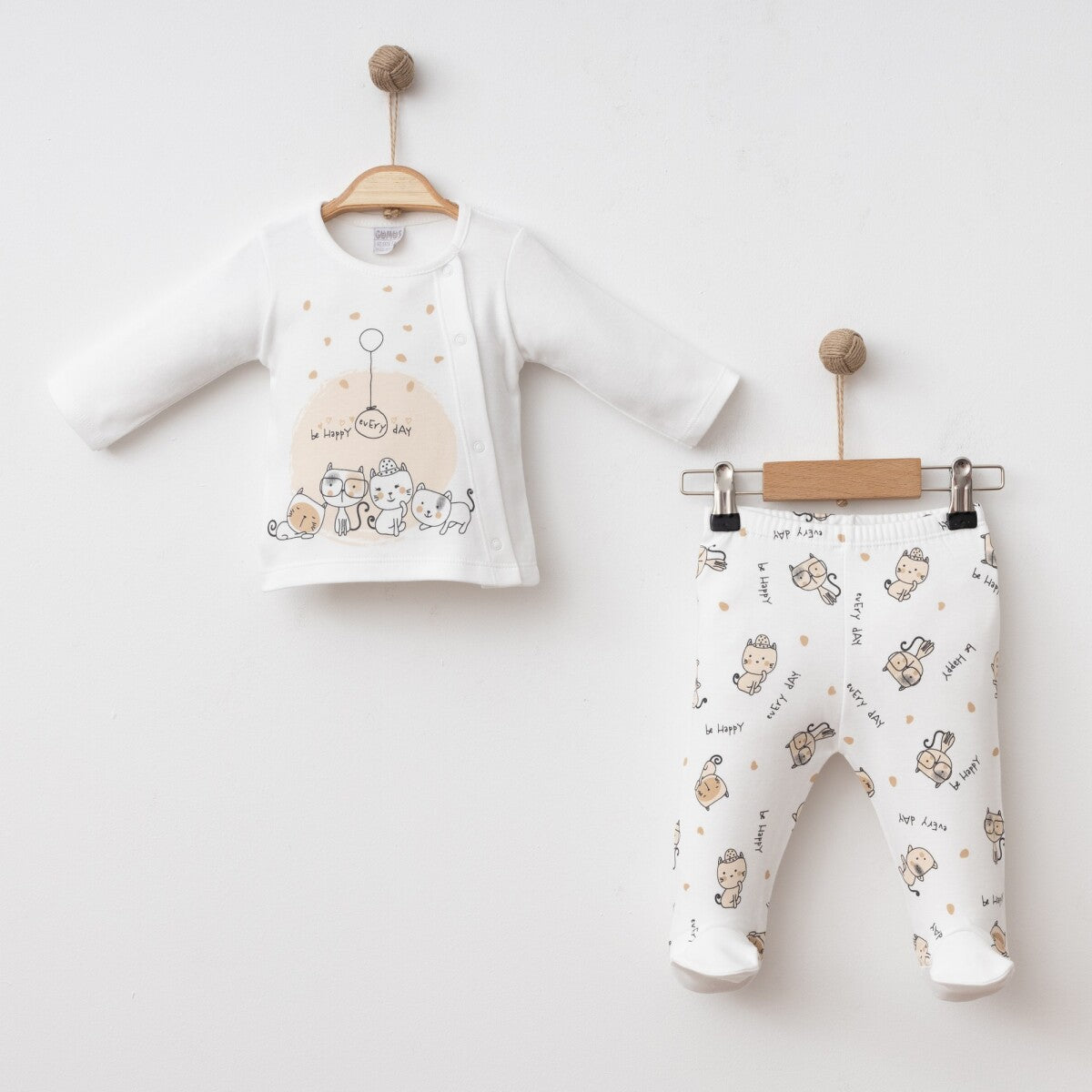 2 Pc Baby Bodysuit up to 3M