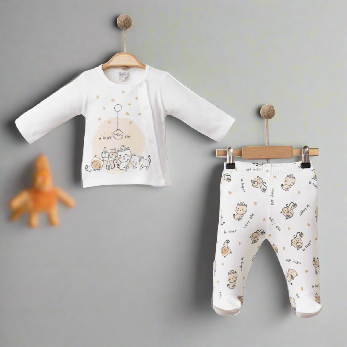 2 Pc Baby Bodysuit up to 3M