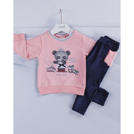 Baby Girls Set With Sweater And Pants sizes from 9M to 24M