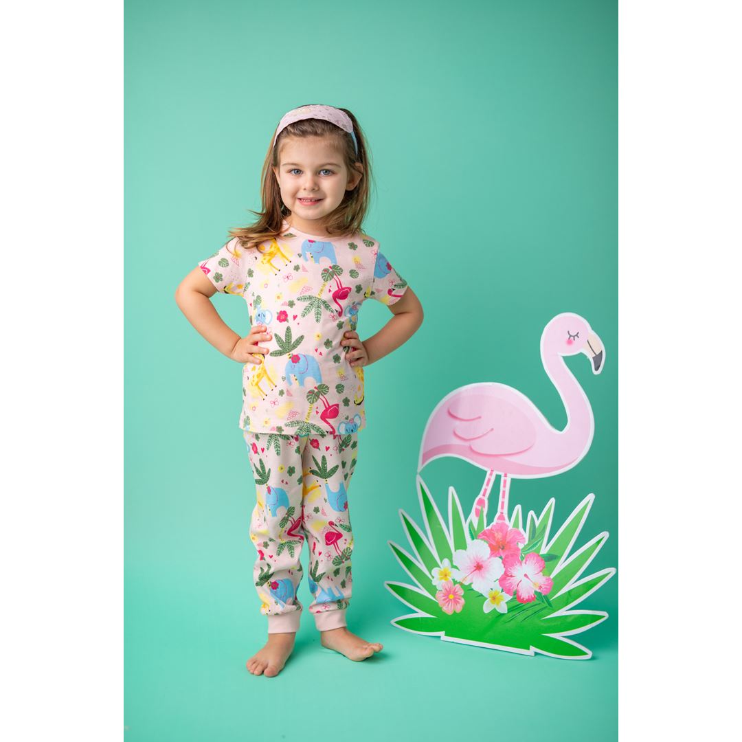 Girl's pyjama set sizes from 1Y to 4Y