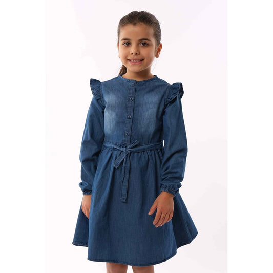 Girls Dress With Long Sleeve 2-5Y