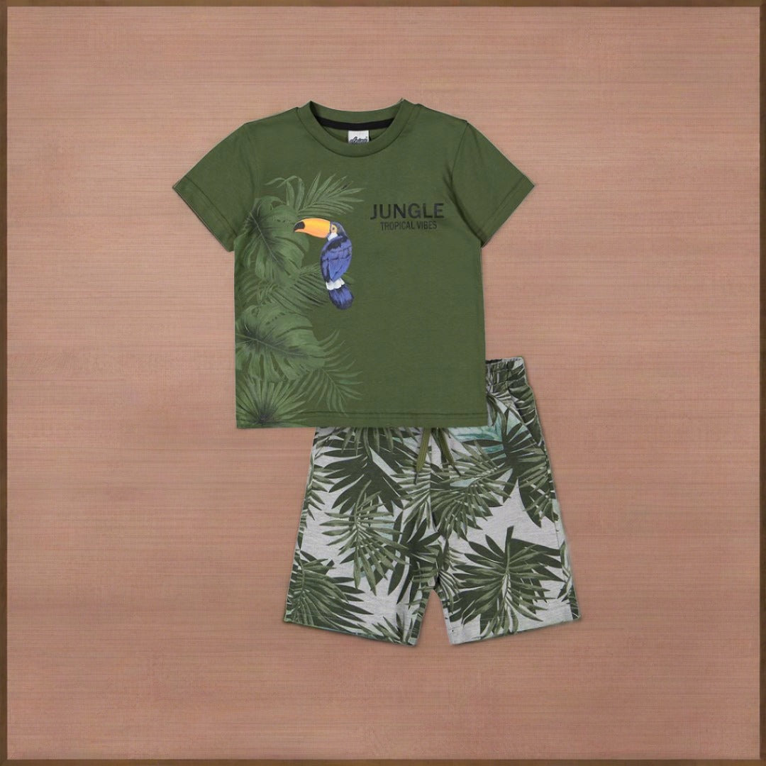 Boys T-Shirt And Shorts Set sizes from 3Y to 6Y