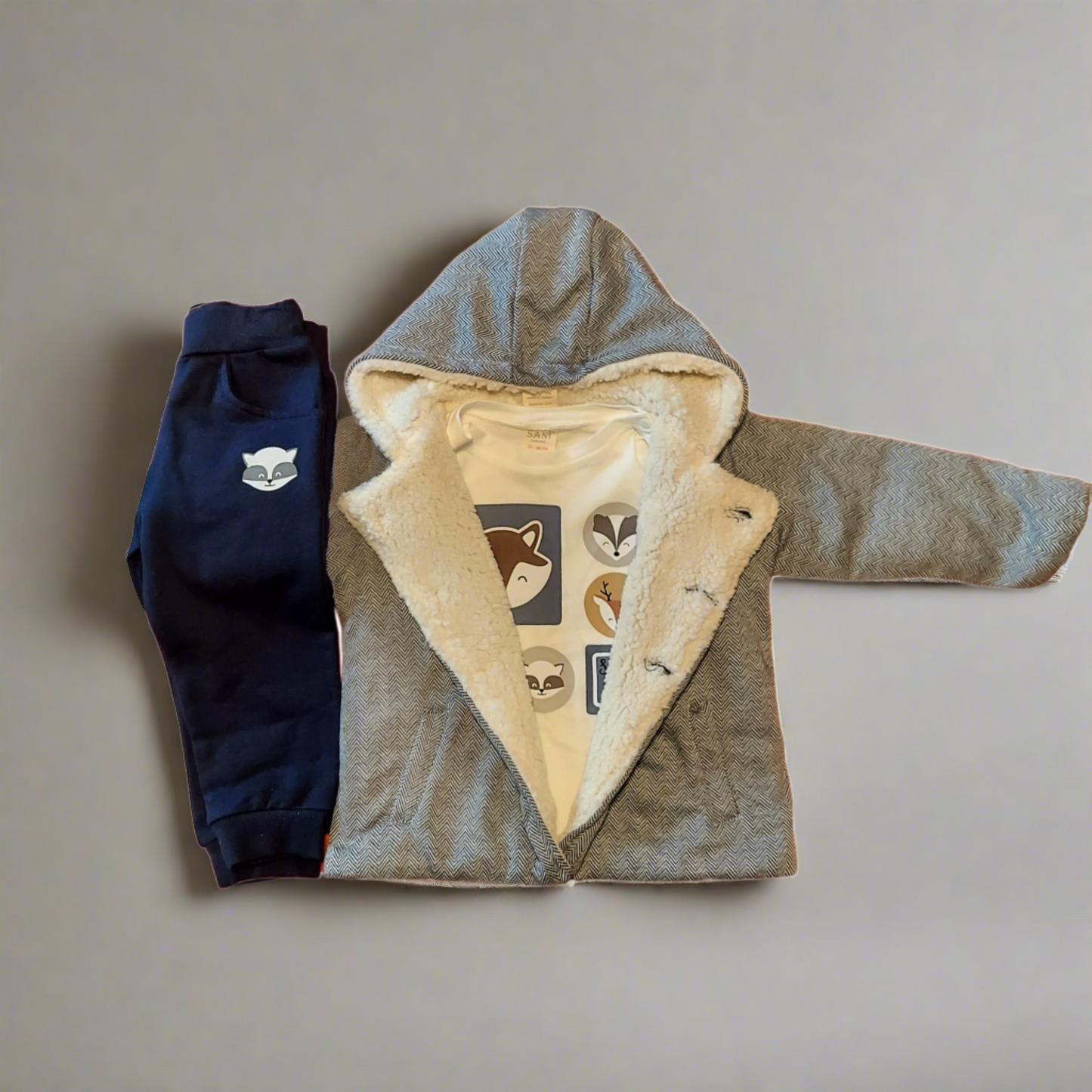 BOY'S Jacket , t-shirt and trouser set sizes from 9M to 24m